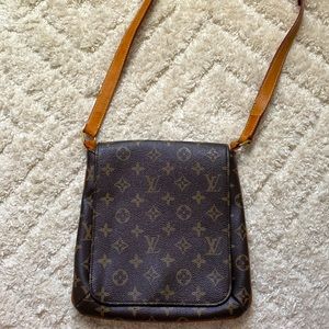 Louis Vuitton Brown single strap bag